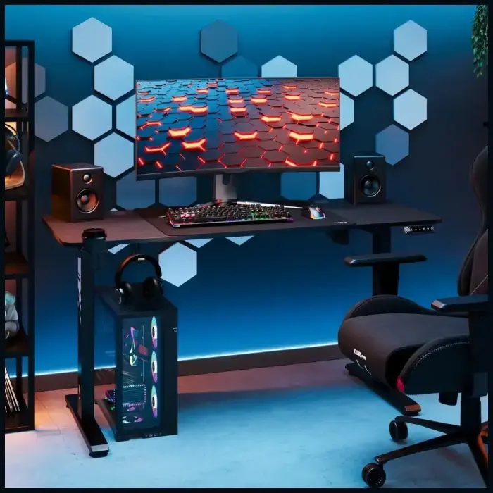 Desk with height adjustment Diablo Chairs X-TENSIO 1400 black Фото 8
