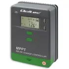 Qoltec Solar Charge Controller MPPT with Temperature Sensor 10A | 12V / 24V | LCD | 2 x USB | GEL | LiFePO4 Фото 1
