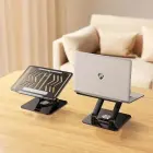 Wozinsky WRS-CPY84SB 360 Aluminum Laptop and Tablet Stand + Free Smartphone Stand - Black Фото 28