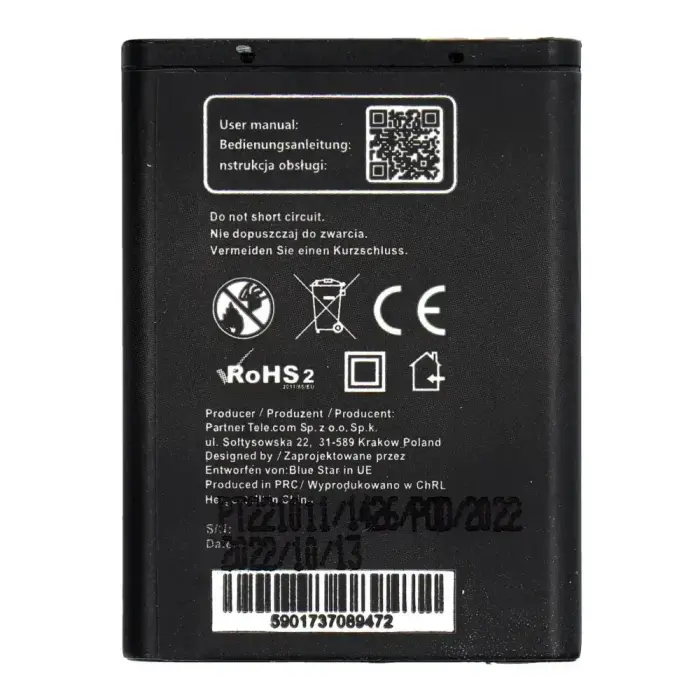 Battery for Nokia 6020 / 5200 / 5300 / 3220 / 5140 1000 mAh Blue Star Premium Foto 2