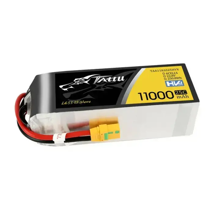 Tattu 11000MAH 22.8V HV 25C 6S1P Lipo Battery Pack with XT90-S(anti-spark) Plug Foto 2