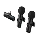 Borofone Lavalier wireless microphone BFK16A Winner Lightning black - 2 pieces Photo 3