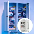 Qoltec Electronic timer PC0629 for DIN rail | LCD Foto 4