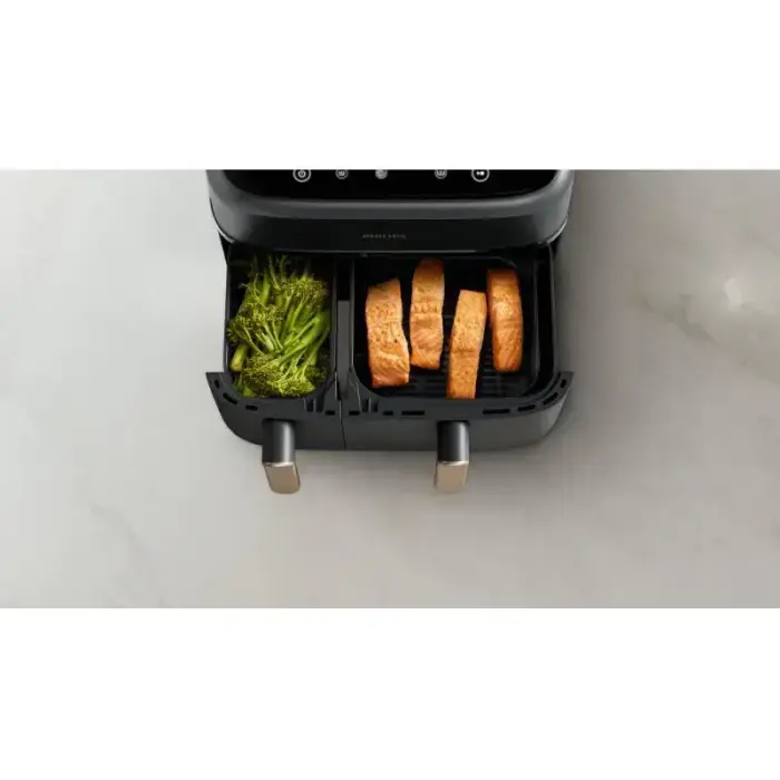 Philips Airfryer NA352 00 Dual Basket 9L 2750W black copper (NA352/00) Photo 3