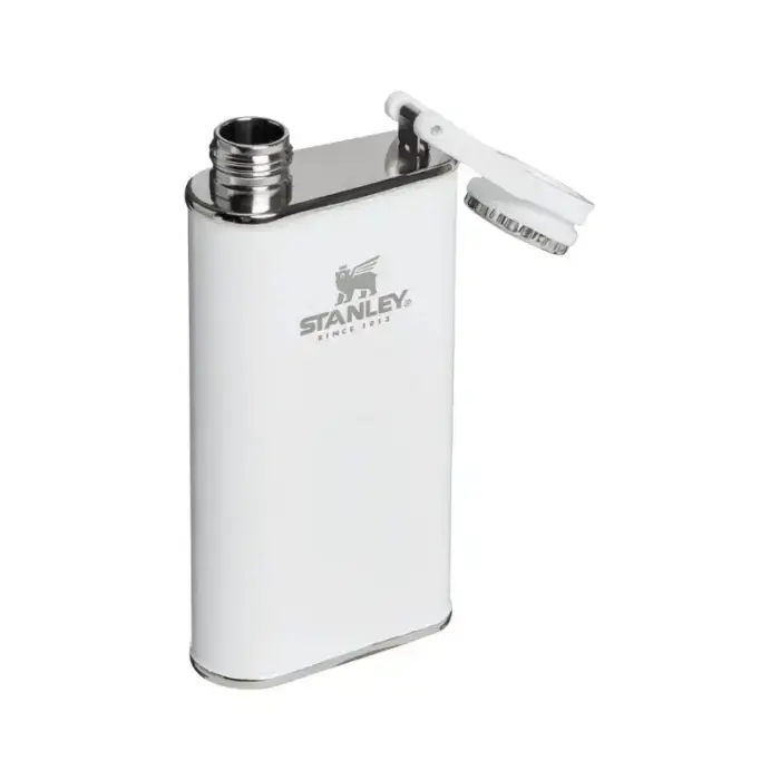 Blašķe The Easy-Fill Wide Mouth Flask 0.23L shiny white Фото 2