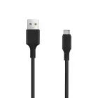 Setty car charger | 12W | USB-A | with USB-C cable included | black Photo 1