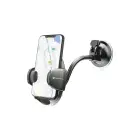 Car phone holder Forcell F-Grip Oval 17 cm windshield / dashboard / air vent black Photo 4