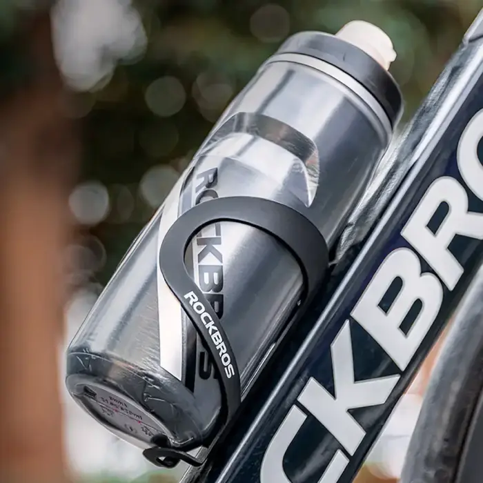 Rockbros Thermal Bike Bottle 620 ml BPA Free - Gradient Black Фото 7