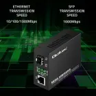 Qoltec Bidirectional Ethernet SWITCH Media Converter 1x RJ45 1x SFP| 1000Mbps | 5V Фото 4
