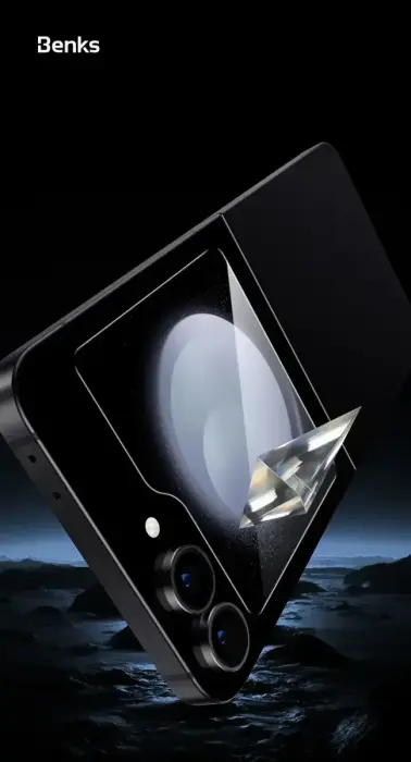 Benks Tempered glass Glass Warrior HD for Samsung Galaxy Z Flip 6 black Фото 7