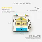 BusyBuddyToys - деревянный кубик для занятий с детьми (3+) Фото 7