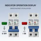 Qoltec Overcurrent Circuit Breaker B20| Fuse | AC | 20A | 1P Foto 4