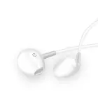 Dudao X10S wired in-ear headphones 3.5mm mini jack 1.15m - white Photo 3