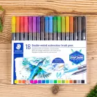 Flomasteri  STAEDTLER, divpusēji, 18 gab Фото 1