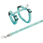 Krūšu siksna un pavada trušiem - Trixie Harness with Lead for Small Rabbits, 20-33cm/8mm, 1.25 m Foto 4