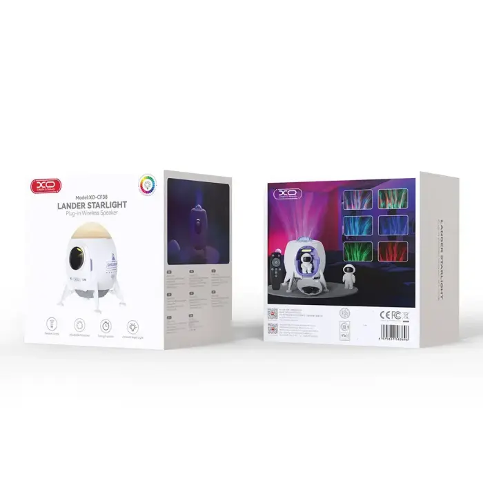 XO projector LED CF38 star and galaxy with Bluetooth speaker white Foto 4