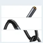 Joyroom stereo audio cable AUX 3.5 mm mini jack (male) - mini jack (female) 1.2 m black (SY-A09) Photo 7