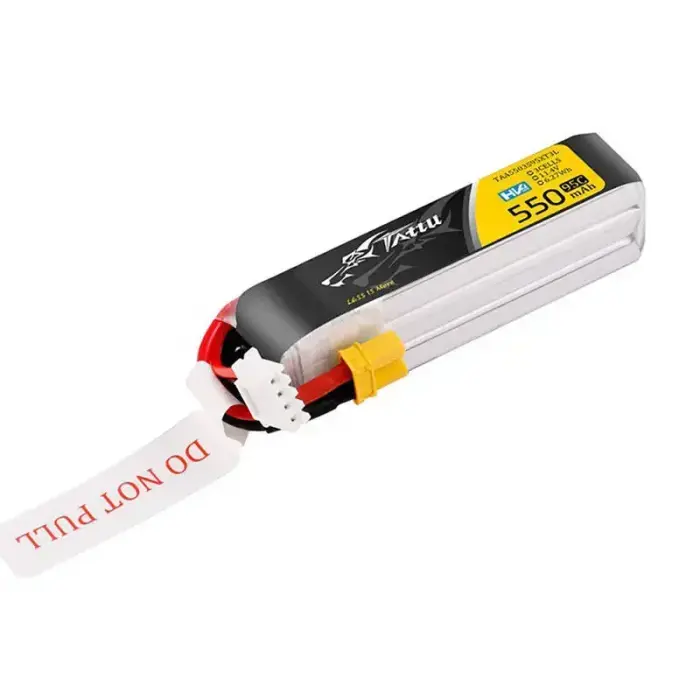 Tattu 3s 550mAh 95C 11.4V HV Lipo Battery with XT30 Plug Long-Pack Foto 5