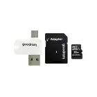 GOODRAM Memory MicroSD Card All in one - 32GB with adapter UHS I CLASS 10 100MB/s + reader Фото 1