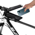 WILDMAN traveling bag for bike frame with zipper 1L ES5 black Photo 8