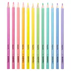 Krāsainie zīmuļi KORES KOLORES PASTEL, trīsstūrveida, 3mm, 12 pasteļkrāsas Photo 3