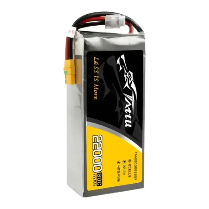 Tattu 22000mAh 22.2V 30C 6S1P Lipo Battery Pack with XT90-S plug Photo 4