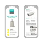 Joyroom S-H151 USB-C (male) | USB-A (female) Adapter with Lanyard Eyelet - Silver Фото 8