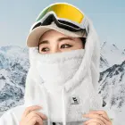 Qunature Arctic Velvet Ski Balaclava Size L - White Foto 4