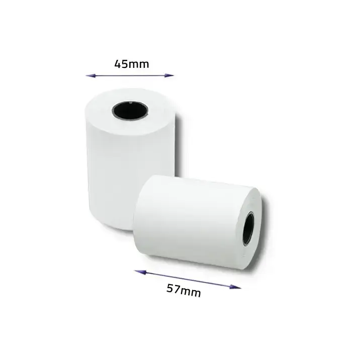 Qoltec Thermal roll 57 x 20 | 55g / m2 | 10 pcs. | BPA free Фото 3