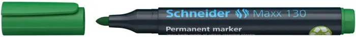 Noturīgais marķieris SCHNEIDER MAXX 130 konisks, 1-3 mm, zaļš Photo 6
