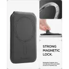 SPIGEN S314-4 SLIM FOLD TRIPOD WALLET MAGSAFE BLACK Фото 13