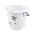 Ведро deco 10 л Ilvie "Звезды" Ø30x28 см белое Фото 2