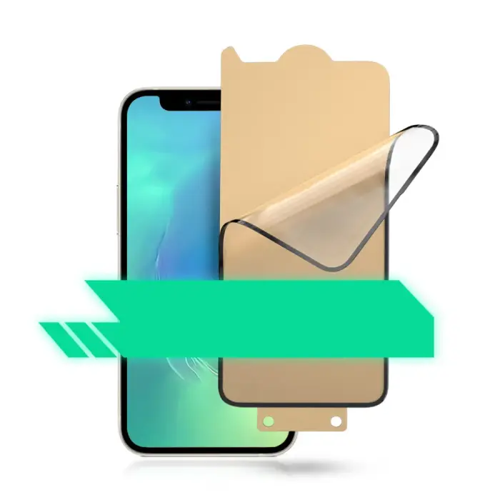 Bestsuit 6in1 set for iPhone 13 mini case | tempered glass flexi | back housing protector film | camera lens tempered glass | cloths | aplicator (D30 Buffer) Фото 12