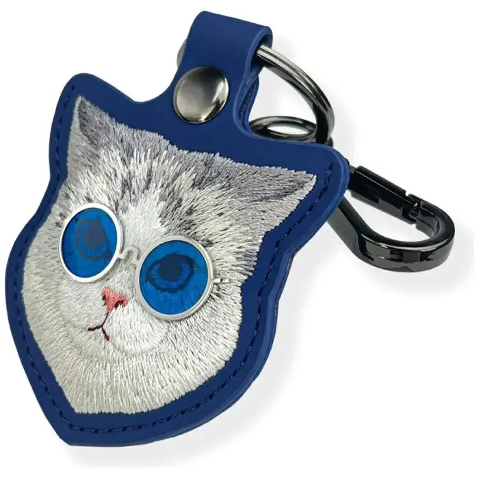 Case locator Nimmy Glasses Cool   Cat blue Фото 5