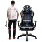 Gaming chair Diablo Chairs X-One 2.0 Normal Size black-blue Foto 6