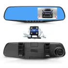 Car Dash Cam DVR-01 Mirror 4,0 inches + rear camera Foto 2