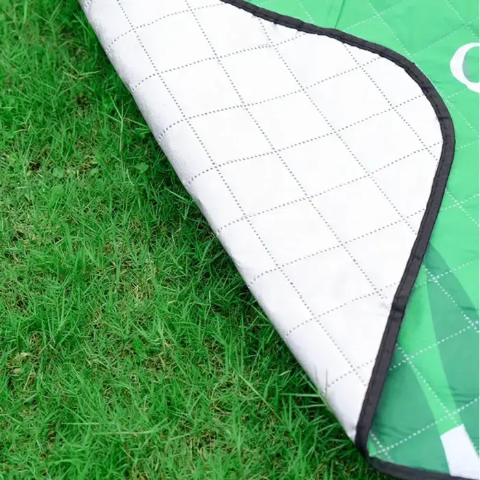 Qunature picnic mat waterproof camping blanket 2 x 2 m - green Foto 3