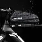 WILDMAN traveling bag for bike frame with zipper 1L EX black Photo 3