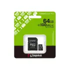 Kingston *microSD 64GB Canvas Select+ G3 100MB/s Adapt Фото 3