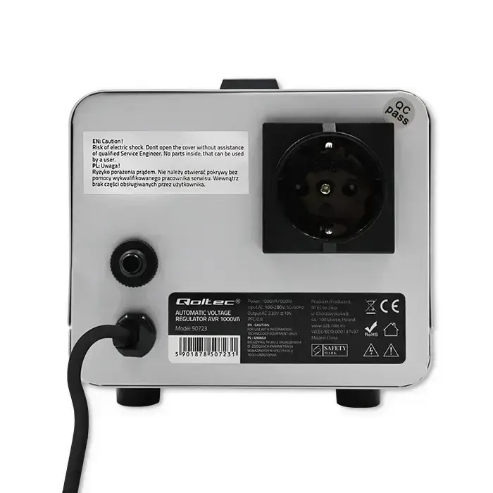 Qoltec Automatic Voltage Stabilizer AVR 1000VA Foto 9