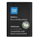 Battery for Nokia 6020 / 5200 / 5300 / 3220 / 5140 1000 mAh Blue Star Premium Foto 1