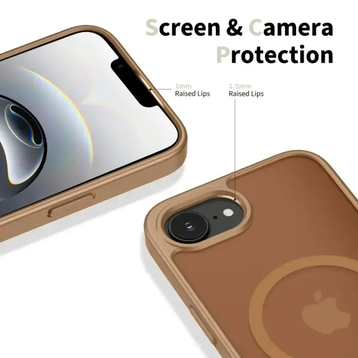 TECH-PROTECT BASICMAG MAGSAFE IPHONE 16E / 17E MATTE BROWN Foto 4