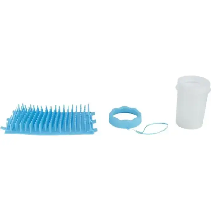Ķepas tīrītājs : Trixie Paw cleaner, silicone/PP, S–M, blue Foto 2