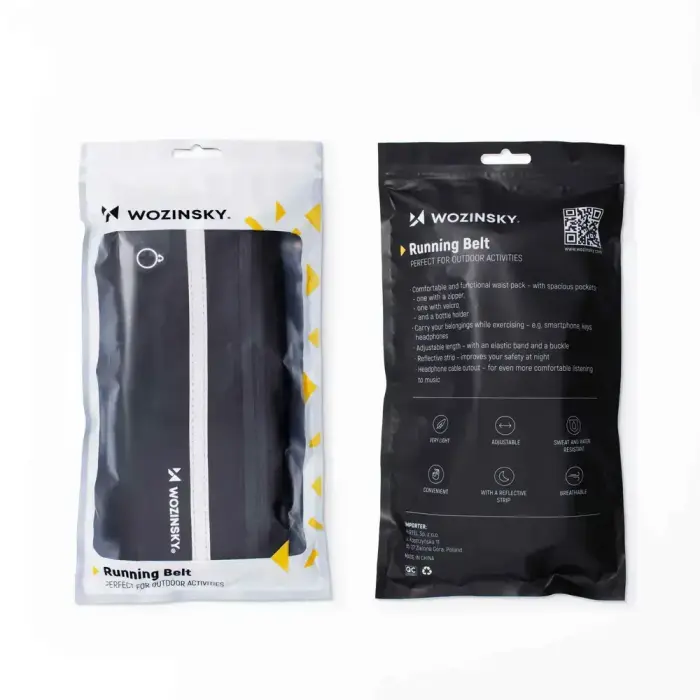 Wozinsky expandable running belt black (WRBBK1) Foto 14
