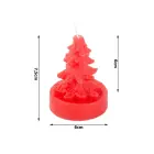 Christmas candle Green Christmas tree 1 pcs | 5h Photo 3