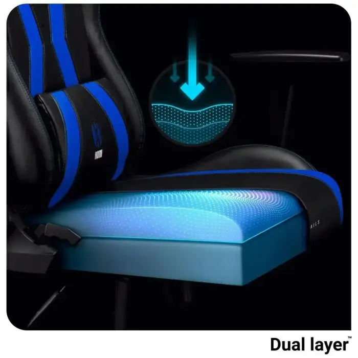 DIABLO X-HORN 2.0 >normal< chair black-blue Foto 14