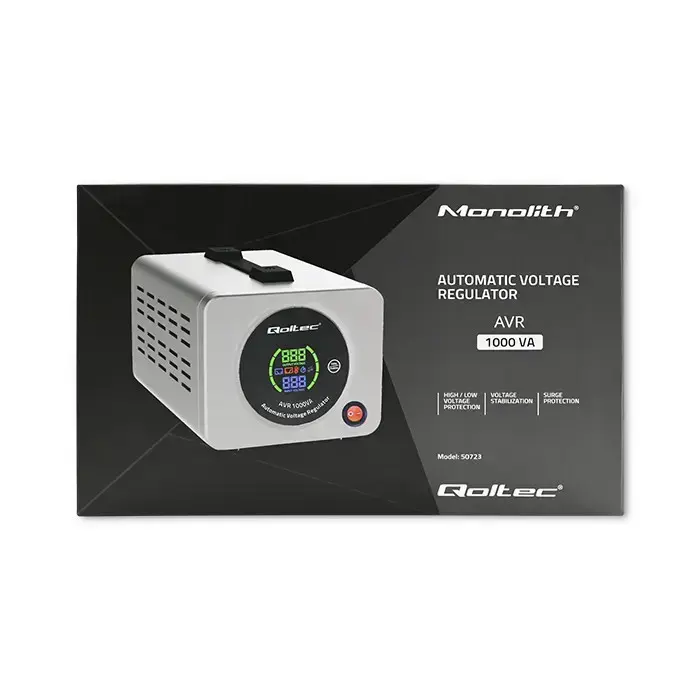 Qoltec Automatic Voltage Stabilizer AVR 1000VA Foto 10