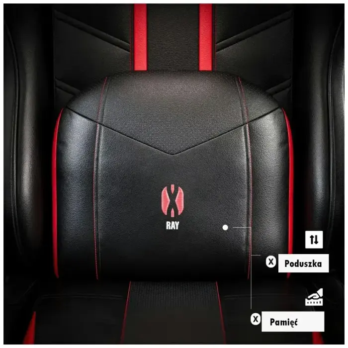 DIABLO X-RAY >normal< chair black-red Фото 5