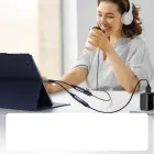 Joyroom SY-C03 USB-C to 2x USB-C 2in1 DAC adapter - black Фото 3