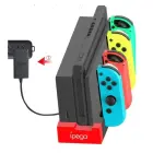 iPega 9186 Charger Dock pro N-Switch a Joy-con Black/Red Photo 5